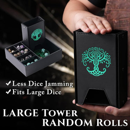 Soar Forge All-in-One Game Roamer - Dice Tray & Tower for DND and RPG