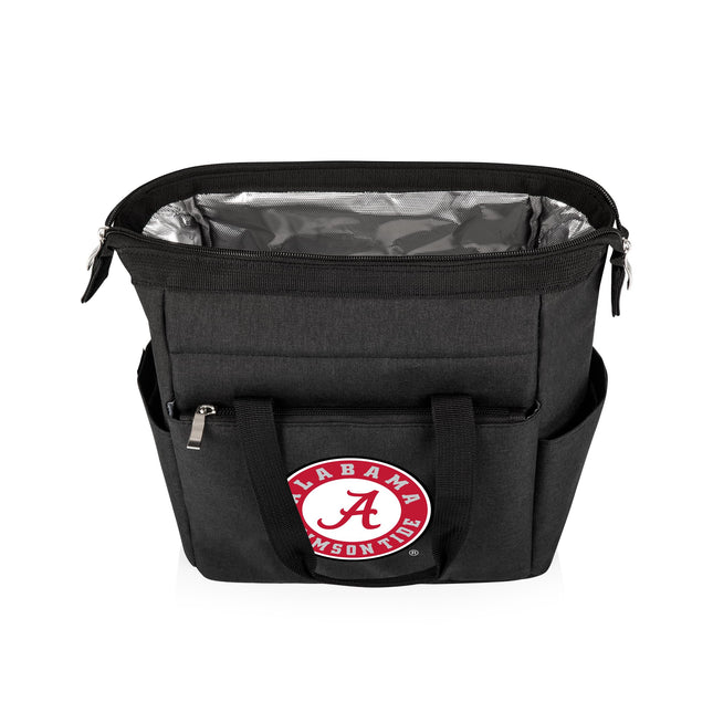 Picnic TIME NCAA Alabama Crimson Tide Nevera Bolsa de Almuerzo Portátil, Bolsa Térmica Blanda para Almuerzo, Bolsa de Almuerzo Aislada, (Negro)