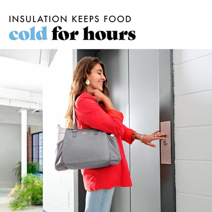 Fit & Fresh Copley Insulated Lunch Bag for Women w/Containers
