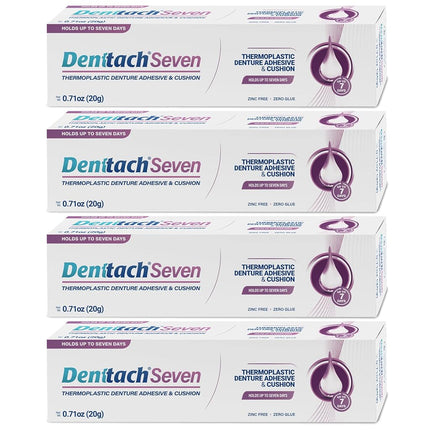 Denttach Seven Denture Adhesive, Thermoplastic Den
