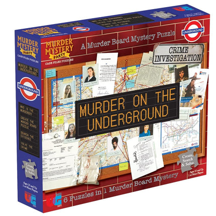 Murder Mystery Party Case File Puzzle: Murder on T