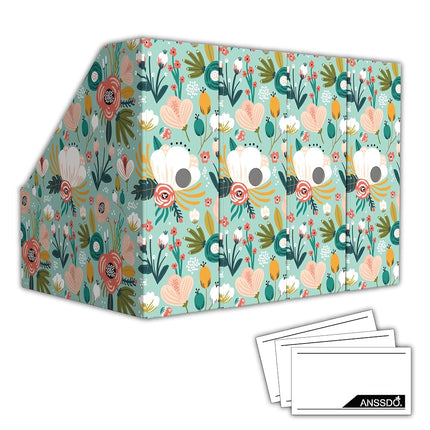 ANSSDO Cardboard Magazine Holder Premium Magazine 