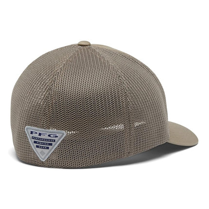 Columbia Unisex's PFG Fish Flag Mesh Ball Cap-High, Tusk, XXL