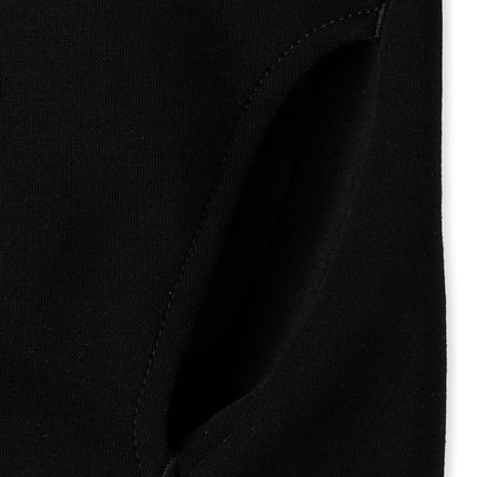 The Children's Place Boys' Long Sleeve Hooded Sweatshirt, Black Pullover, XX-Large