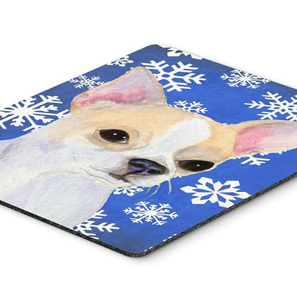 Caroline's Treasures Mouse/Hot Pad/Trivet, Chihuahua Winter Snowflakes Holiday (SS4612MP)