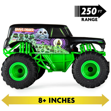Monster Jam Official Megalodon Remote Control Monster Truck, 1:24 Scale, 2.4 GHz