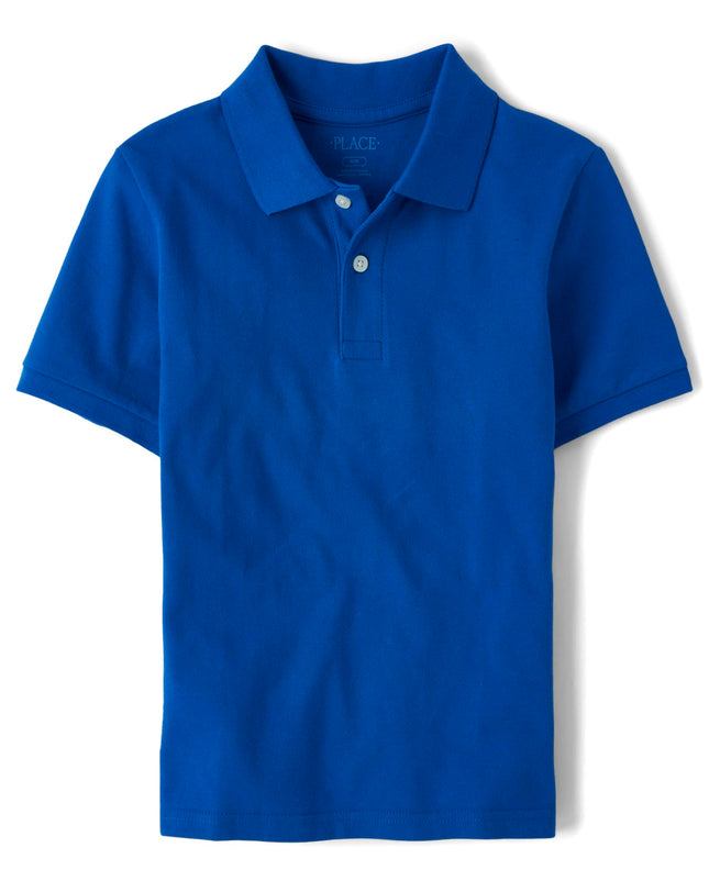The Children's Place Boys' Uniform Short Sleeve Pi