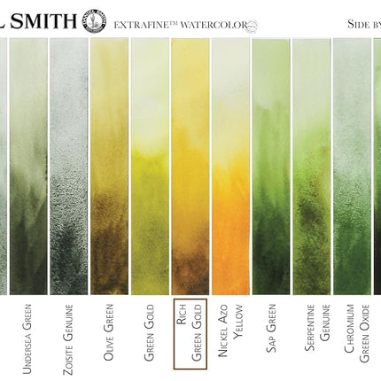 DANIEL SMITH Extra Fine Watercolor 15ml Paint Tube, Rich Green Gold