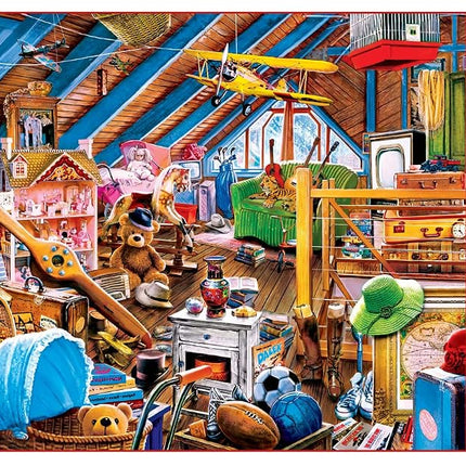 MasterPieces Rompecabezas de 550 Piezas para Adultos, Familia o Niños - Secretos del Ático - 18"x24"