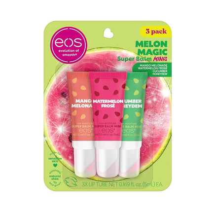 eos Magic Melon Super Balm Mini Variety Pack- 3-Pack