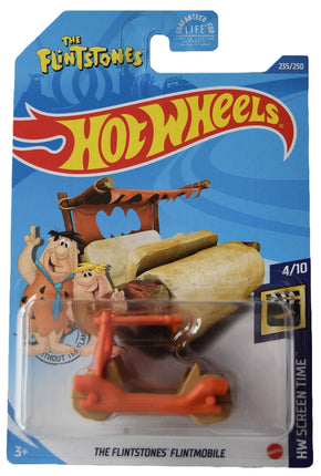 Hot Wheels The Flintstones Flintmobile screen time