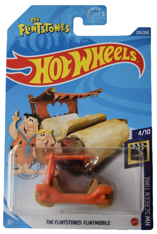Hot Wheels The Flintstones Flintmobile screen time