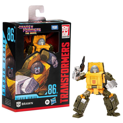 Transformers Toys Studio Series Deluxe The Transformers: The Movie 86-22 Brawn Toy, 4.5-inch, Action Figure for Boys and Girls Ages 8 and Up