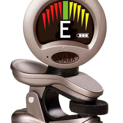 Snark ST-8T Titanium Rechargeable Clip-On Guitar Tuner with Rotating HD Display, Noise Blocking, and USB Charging