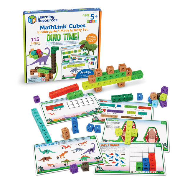Learning Resources MathLink Cubes Kindergarten Mat