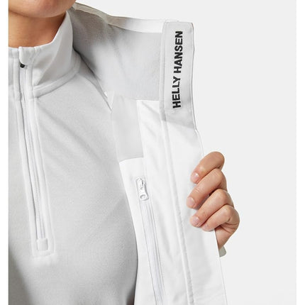 Helly Hansen Women's W Crew Hooded Jacket 2.0, White, S