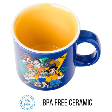 Silver Buffalo Disney A Goofy Movie Retro, Ceramic Camper Mug, 20oz