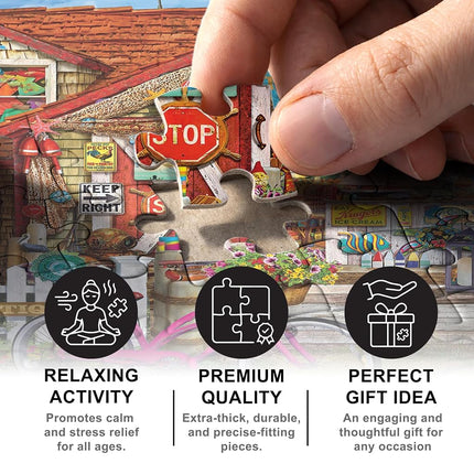 MasterPieces 550 Piece Jigsaw Puzzle for Adults, Family, Or Youth - Greetings from New England - 18" x 24"
