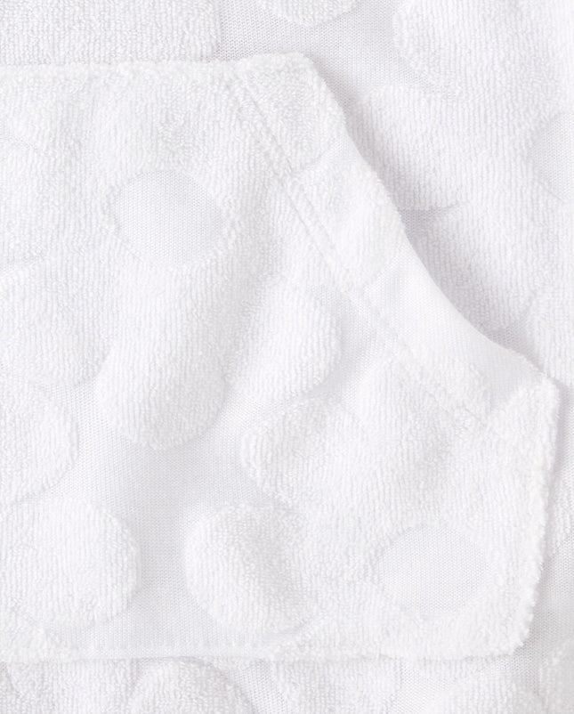 The Children's Place Robe de bain à capuche pour bébé fille et petite fille, éponge blanche, 5T