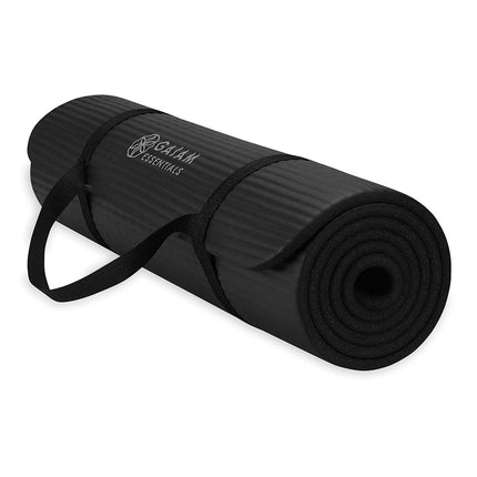 Gaiam Essentials Thick Yoga Mat Fitness & Exercise