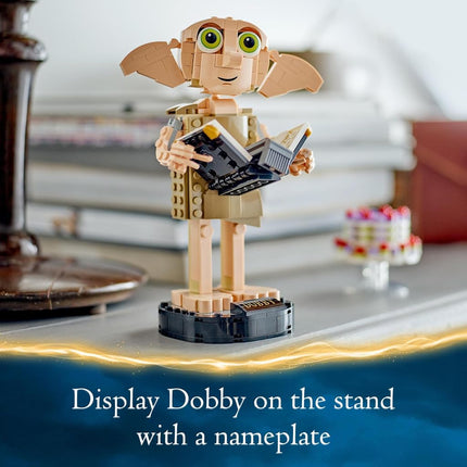 LEGO Harry Potter Dobby the House-Elf Building Toy for 8+ Year Old Girls & Boys, Posable Wizarding World Character Figure Set, Bedroom Accessories, Collectible Kids' Toys, Treat for Fans 76421