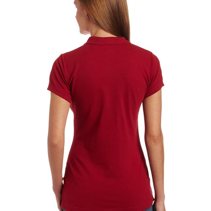 Dickies Women's Pique Polo, Cherry Red, L