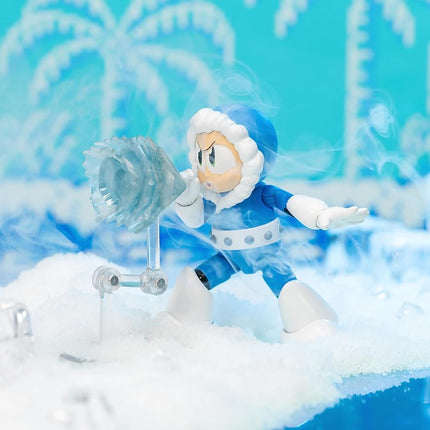 Jada Mega Man 6" Ice Man Action Figure, Toys for Kids and Adults, Blue