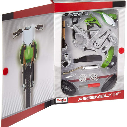Maisto M39175 1:12 Motorbike KIT Kawasaki KX 450F, Green for 3 years +