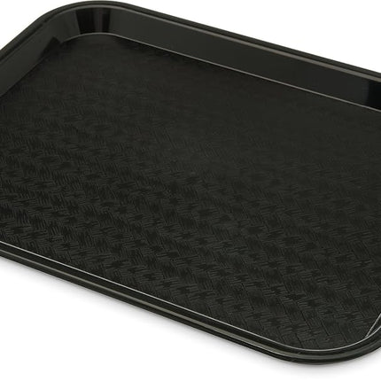 Carlisle CT101403 Café Standard Cafeteria/Fast Food Tray, 10" x 14", Black