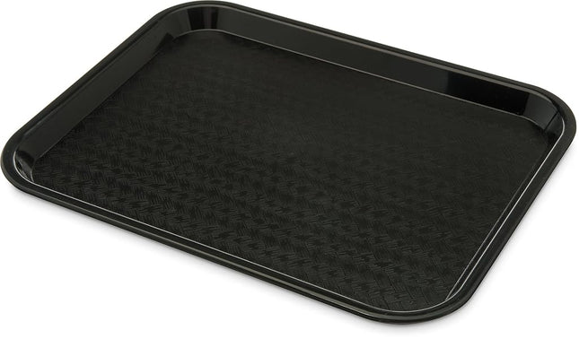 Carlisle CT101403 Café Standard Cafeteria/Fast Food Tray, 10" x 14", Black