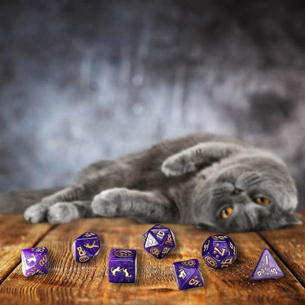 Q-Workshop Cats Dice Set: Purrito