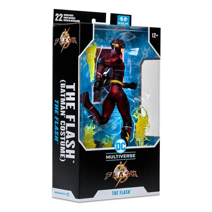 McFarlane Toys, DC Multiverse 7-inch The Flash Batman Costume Action Figure, Collectible DC The Flash Movie Figure with Unique Collector Character Card – Ages 12+