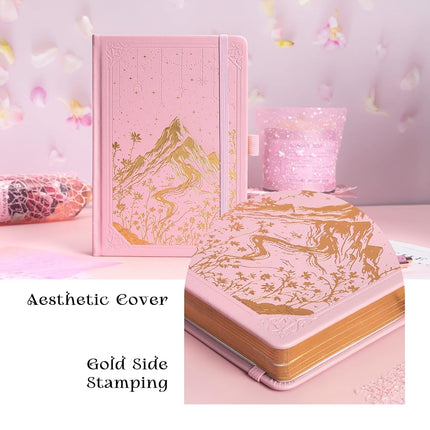 MGGAO Dotted Journal for Women Men, A5 Hardcover Dot Notebook