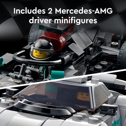 LEGO 76909 Mercedes-AMG F1 W12 E Performance & Mercedes-AMG Project One
