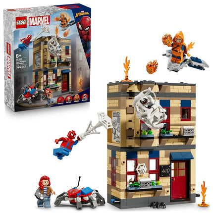 LEGO® Marvel Peter Parker’s Apartment 76317 Super Hero Building Toy with Minifigures, Spider-Man and Hobgoblin Battle, Collectible Toy for Kids, Present for Boys and Girls Aged 8 and Over