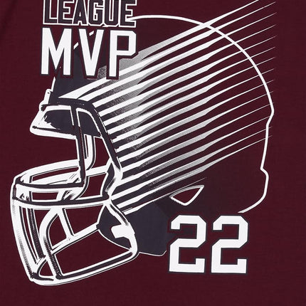 The Children's Place Pack de 2 Camisetas Gráficas de Manga Corta para Niño, Touchdown/MVP, Talla XXG