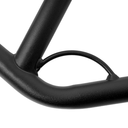 ALMULOO Parrilla trasera para cuatrimoto compatible con Can-Am Renegade 2007-2023 Todos los modelos Parrilla de acero Negro electroforesis