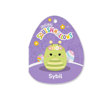 Squishmallows Original 14in Sybil The Green Bee with Flower Crown – Official Jazwares Plush (Large)