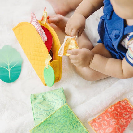 Melissa & Doug Multi-Sensory Soft Taco Fill & Spill Infant Toy Sensory Toys For Babies, Baby Taco Toy, Baby Toys For Ages 6 Months And Older