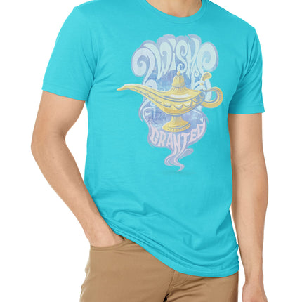 Disney Kids' Wishes Granted T-Shirt, Tahi Blue, Small