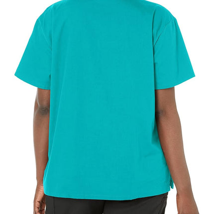 Dickies Women's EDS Signature Scrubs Jr. Fit V-Neck Top - Blue - XX-Large