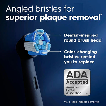 Oral-B iO Series Ultimate Clean Replacement Brush Head for iO Series Electric Toothbrushes, Black, (Pack of 4)