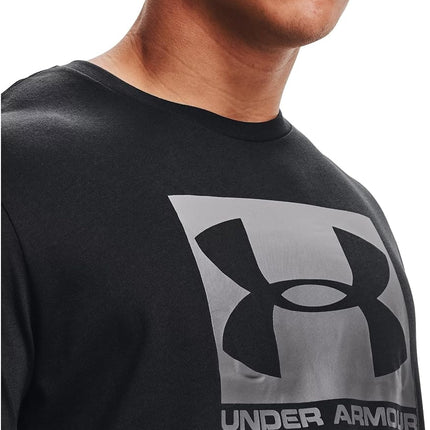 Under Armour Global Foundation Men's Short Sleeve T-Shirt, Boxed Black/Grey, Medium, Boxed Black/Grey, M