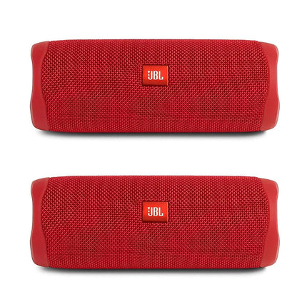 JBL Flip 5 Bundle, Red (Pack of 2)