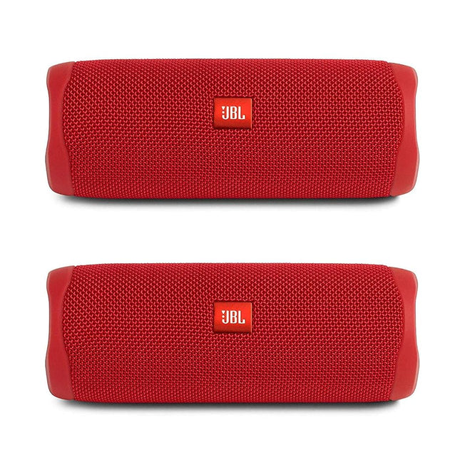 JBL Flip 5 Bundle, Red (Pack of 2)