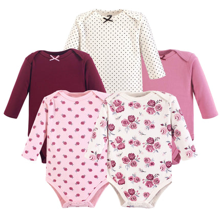 Hudson Baby unisex-baby Cotton Long-sleeve Bodysui