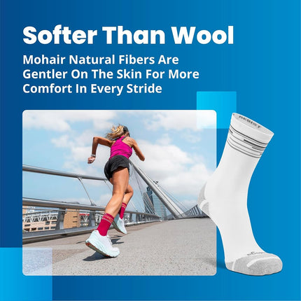 Balega Hidden Comfort No Show Socks, Ultimate Moisture-Wicking Performance, Ergonomic Fit, Cushioned Support, Breathable Design, Ideal for Running and Daily Wear - White, Large (UK Size 9-11)