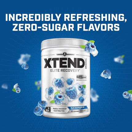 Scivation Xtend BCAA Powder, Branched Chain Amino Acids, BCAAs, Blue Raspberry, 30 Servings