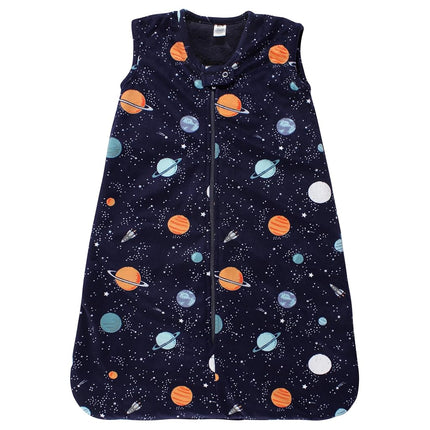Saco de Dormir de Felpa de Piel Sintética Unisex para Bebés Hudson Baby, Manta Ponible, Espacio, 12-18 Meses, Espacio, 12-18 Meses