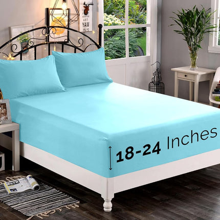 Elegant Comfort 1500 Premium Quality Fitted Sheet 